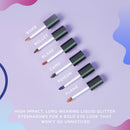 Flower Beauty Warrior Glitter Liquid Eyeshadow, Long-Lasting High-Impact Shimmer for Eyes, Cruelty-Free Makeup (Poison) FLOWER BEAUTY