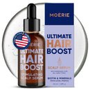 MOERIE Ultimate Hair Growth Serum for Natural Hair Regrowth & Thickening - Anti Thinning & Hair Loss Treatment for Women - Rapid Hair Growth Products - Scalp Oil Alternative - 1.69 fl oz / 50 ml Infinity Warehouse