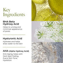 Borghese Overnight Resurfacing Mask With AHA & BHA - Leave-On Exfoliating Mask with Glycolic Acid, Lactic Acid, & Hyaluronic Acid, For All Skin Types Infinity Warehouse