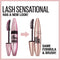 Maybelline Lash Sensational Washable Mascara, Blackest Black, 0.32 fl; Oz; (Packaging May Vary) Maybelline New York