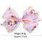 6 Pieces/Set 5 Inches Rainbow Printed Knot Ribbon Siwa Bows For Girls Handmade Boutique Hair Clips Children Hair Accessories (STYLE-1) TAYESHA