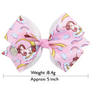 6 Pieces/Set 5 Inches Baby Girl Hair Clips Hair Bows Barrettes Linen Bows Alligator Clip Hair Accessories for Little Girls Toddler Gifts (STYLE-8) TAYESHA
