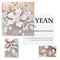 Yean Flower Bride Wedding Hair Comb Silver Leaf Bridal Hair Piece Crystal Hair Accessories for Women and Girls Yean