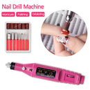Fantexy Professional Portable Electric Nail Drill,Acrylic Nail Kit, Gel Remover Nail Tools,File Finger Toe Care Nail Tips Nail Care, Nail Polishing Machine Pedicure Machine set FANTEXY