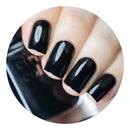 Cirque Colors Creme Nail Polish - Memento Mori - Best Black - 0.37 fl. oz. (11 ml) - Vegan, Cruelty-Free, Non-Toxic Formula Cirque Colors