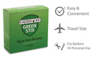 BARBERUPP Styptic Stick Shave Accessories (Green Stix, 3 Pack) Stops Bleeding For Razor Nicks For Men & Women - Sanitary and Great For Barbers or Personal BARBERUPP