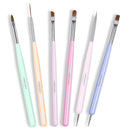 Beetles Nail Art Brushes Set Gel Polish Nail Art Design Pen Painting Tools with Nail Extension Gel Brush, Builder Gel Brush, Nail Art Liner Brush and Nail Dotting Pen for Salon at Home DIY Manicure beetles Gel Polish