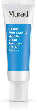 Murad Oil and Pore Control Mattifier Broad Spectrum SPF 45 | PA++++ | 1.7 Fl Oz Moisturizer for Mattifying Facial Skin (Packaging May Vary) Murad