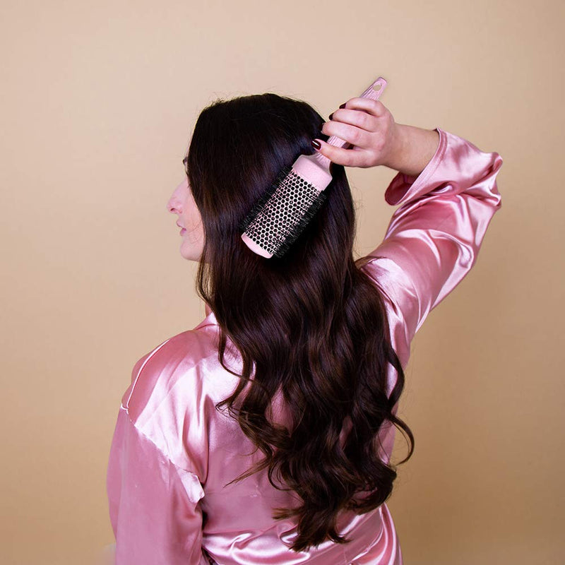 Eco Barrel Round Brush Set for Women - Blowout Brushes for Blow Drying - Sustainable Gift by Lily England (Pink) Lily England Store
