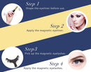 Magnetic Eyeliner and Lashes Magnetic Eyelashes Natural Look Kit False Lashes 10 pairs with Magnetic Eyelash Applicator Tool Arishine