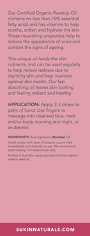 Sukin Certified Organic Rosehip Oil, 25ml Sukin