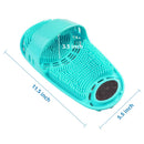 Meidong Silicone Shower Foot Scrubber Personal Foot Massage and Cleaning, Non-slip Foot Scrubber for Men and Women (1PCS Green) meidong Store