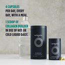 Nutrafol Men's Hair Growth Supplement and Collagen Peptides Powder, Physician-formulated for Visibly Thicker, Stronger Hair, Dermatologist Recommended - 1 Month Supply, 12 oz Bottle Infinity Warehouse