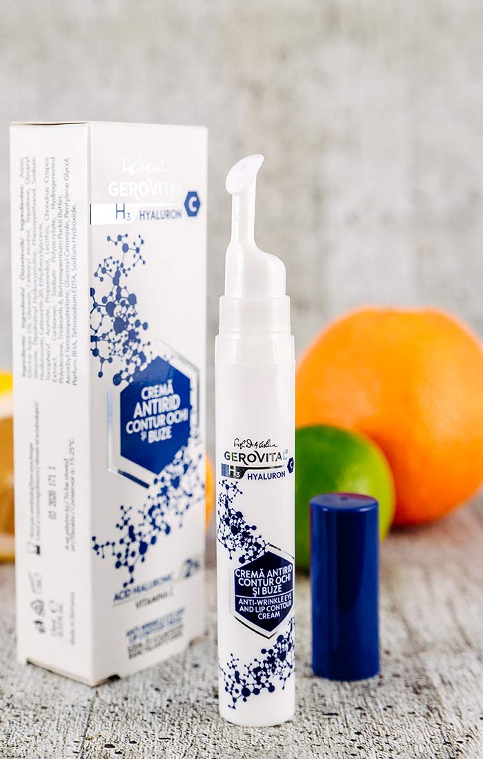 Gerovital H3 - Hyaluronic C, Anti Wrinkle Eye and Lip Contour Cream GEROVITAL H3