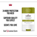 Cremo Sage & Citrus Anti-Perspirant & Deodorant, Long-Lasting Sweat & Odor Protection, Mandarin/Sage/Citrus, 2.65 Ounce, (Pack of 1) Cremo