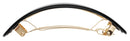 France Lux Oval Volume Barrette - Classic, Black France Luxe