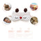 Cute Sleep Mask - Soft and Comfortable Animal Plush Blindfold Eye Cover for Kids Girls Women, Great Eyeshade for Travel, Shift Work, Meditation, Washable(White Deer) H HOMEWINS