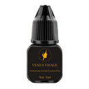 VENUS VISAGE Eyelash Glue for Professional Lash Extensions - Extra Strong Lash Glue 5ml - 1-2 Sec Dry Time & 6-7 Weeks Bonding - Extra Black Lash Adhesive - Latex Free Lash Adhesive(5ml) VENUS VISAGE
