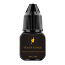 VENUS VISAGE Eyelash Glue for Professional Lash Extensions - Extra Strong Lash Glue 5ml - 1-2 Sec Dry Time & 6-7 Weeks Bonding - Extra Black Lash Adhesive - Latex Free Lash Adhesive(5ml) VENUS VISAGE