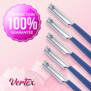 Womens Facial Razor Hair Removal - Dermaplaning Tool Peach Fuzz Remover Shaver Trimmer Women Remove Fine Hair Blue Eyebrow Razors Dermaplane Face Shavers Exfoliating Sensitive Skin Travel Essential Vertex