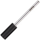 USA PANA Professional 3/32" Shank Size - Flat Top Small Barrel Carbide Bit - 5X Coarse Grit to Extra Fine Grit - Gold, Silver, DLC Black - Nail Drill Bit for Dremel Machine (Extra Fine, DLC Black) PANA
