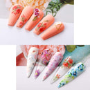 Makartt Nail Art Foil Glue Gel with Flowers Nail Art Foil Transfer Stickers Nail Art Supplies Foil Transfers 10 Rolls Nail Decals Nail Extension Gel Art Decorations for Women Makartt