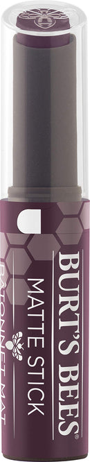 Burt's Bees, Matte Liptstick Puddle of Plum, 0.07 Ounce Burt's Bees