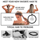 PRO Hair Tie - Easy-Release Clasp - Secure Hold - No Damage - Great for ANY Active Lifestyle (3 Pack Set) PRO Store
