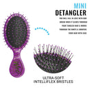 Wet Brush Hair Brush Liquid Kitty Glitter And Holographic Confetti Mini Detangler, Protects Against Split Ends and Breakage - Kitty Glitter Wet Brush