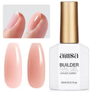 AILLSA Base and Top Coat Gel Nail Polish Top and Base Coat Nail Polish Soak Off Long Lasting Clear Base Gel High Gloss Shine No Wipe Top Coat for DIY Nail Art at Home 0.51 Fl Oz Infinity Warehouse