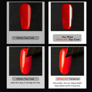 VENALISA 2pcs 15ml Base and Top Coat High Gloss Gel Nail Polish Kit, Long Lasting No Wipe Tempered Top Coat Polish Soak Off LED Gel Set V VENALISA