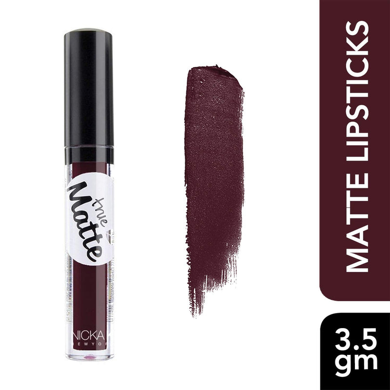 Nicka K True Matte Lip Color - NTM12 Aubergine Nicka K