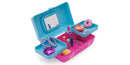 Caboodles Jojo Siwa - Pretty In Petite Makeup Organizer Compact Carrying Cosmetic Case Includes Jojo Siwa Bow, Blue Over Pink Caboodles Store