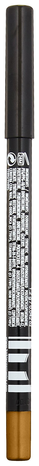 Kokie Cosmetics Waterproof Velvet Smooth Eyeliner Pencil, Gilded Gold, 0.042 Ounce Kokie