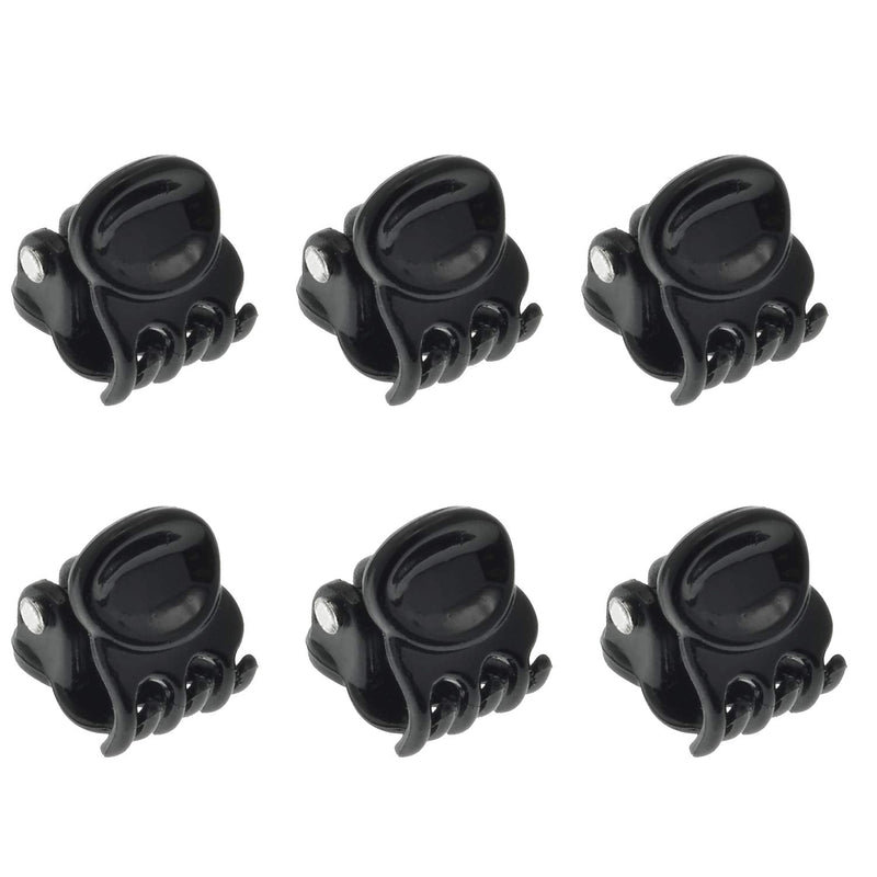 Camila Paris AD116/6 French Hair Clips for Women, Set of 6 Extra Small Girls Hair Claw Clips Jaw Fashion Durable Styling Hair Accessories for Women, Strong Hold No Slip Grip, Made in France Camila