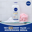 NIVEA Nourishing Botanical Blossom Body Wash - with Nourishing Serum - 20 Fl. Oz. Bottle NIVEA Store