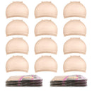 Wig Caps,MORGLES 20pcs Nude Wig Caps Beige Stocking Caps for Wigs Stretchy Nylon Wig Caps for Women MORGLES