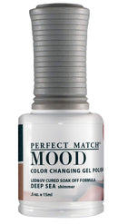 LeChat Perfect Match Mood Gel Polish, Deep Sea, 0.500 Ounce (MPMG25) LeChat