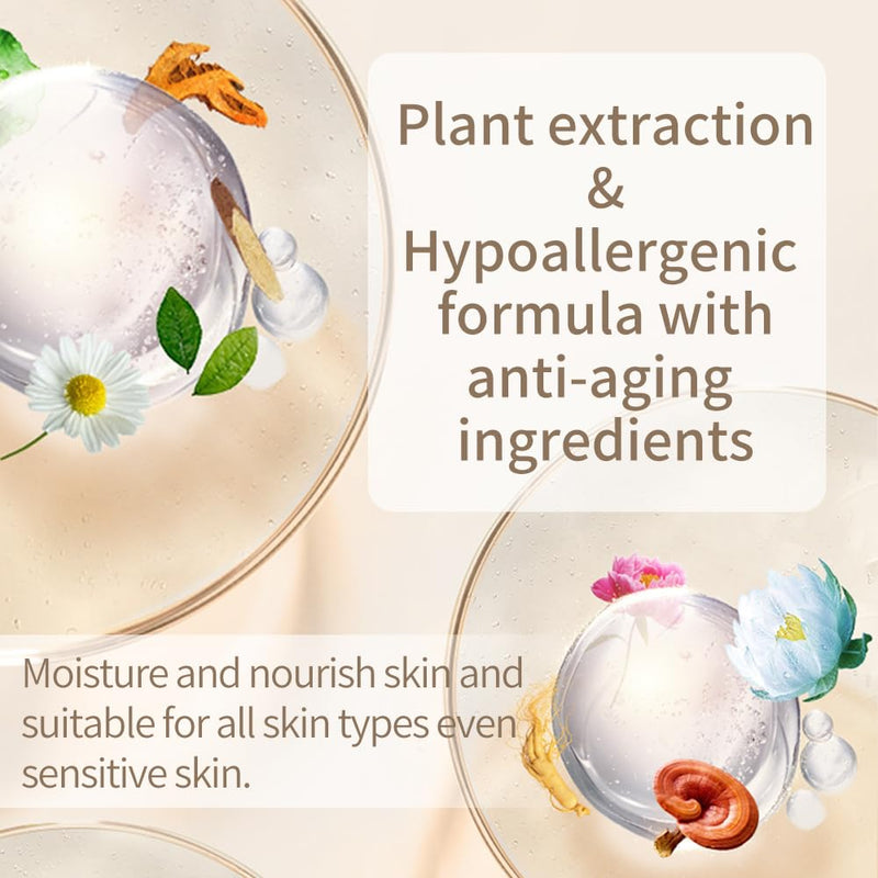 Catkin Phoenix Cushion Foundation Buildable Coverage Anti-Aging Serum Makeup, Sheer Satin Finish, Refill Included, Light Beige 0.46 Oz x 2, C01 NATURAL Infinity Warehouse