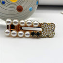 Floral Pearl Zircon Hairpin, Hair clips, Rose Gold Hair Bobby Pin, Hair Clips nobranded