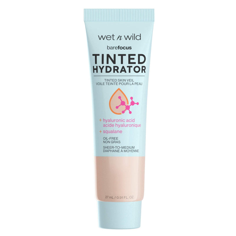wet n wild Bare Focus Tinted Hydrator Tinted Skin Veil, Nourishing Foundation, Hyaluronic Acid, Fair Wet n Wild Store