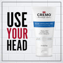Cremo Barber Grade Hair Styling Gel, Thickening Medium Hold Formula, 6 oz Cremo