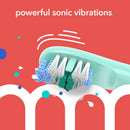 hum by Colgate Smart Battery Toothbrush Kit, Sonic Toothbrush with Travel Case and Replacement Head, Teal Colgate Store