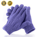 EXCLAIM BEAUTY Exfoliating Gloves Body Scrubber Gloves For Shower, Spa, Massage Shower Gloves Dual Texture Bath Gloves | Dead Skin Remover With Adjustable Straps Exclaim Beauty
