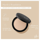 Glo Skin Beauty Pressed Base Powder Foundation Makeup (Natural Medium) - Flawless Coverage for a Radiant Natural, Second-Skin Finish Infinity Warehouse