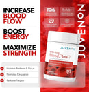 Juvenon BloodFlow-7 Nitric Oxide Supplements for Men & Women - Natural Nitric Oxide Booster with Nitrosigine® + S7® - Blood Flow & Circulation Support (1-Pack) Infinity Warehouse