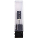 USA Pana 3/32" Safety Nail Carbide - Smooth Round Top Large Barrel Head for Electric Dremel Drill Machine - Grit Size: (5XC to Extra Fine) (4X Coarse, Large Barrel - DLC Black) PANA