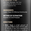 Majestic Pure Jamaican Black Castor Oil for Hair Growth & Natural Skin Care - Roasted & Cold-Pressed - Massage, Scalp, Hair and Nails - 16 fl oz MAJESTIC PURE