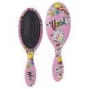 Wet Brush Disney Original Detangler Hair Brush - Peace Love, Pink - Comb for Women, Men and Kids - Wet or Dry – Removes Knots and Tangles - Natural, Straight, Thick, and Curly Hair Wet Brush