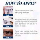 Ardell False Eyelashes Knot-Free Individuals Long Black, 6-Pack (contains 6 packs of lash trays with 56 Individual Lashes each) Ardell